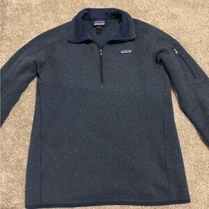Patagonia Deep Blue Quarter-Zip Fleece